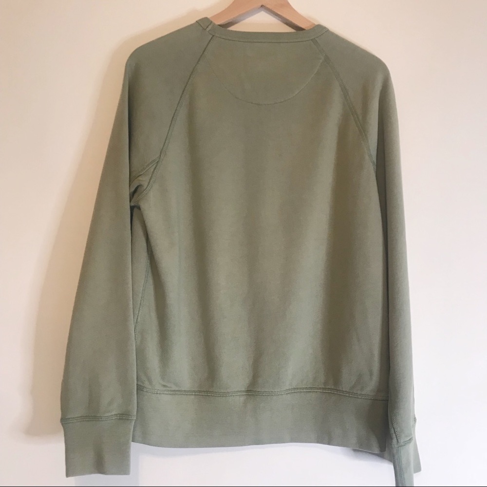 NWT Madewell Sweatshirt Olive Green Size Small - Picture 3 of 8